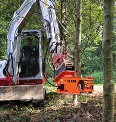 A Woodcracker CL190 vágófejet kifejezetten puhafák egyszerű
