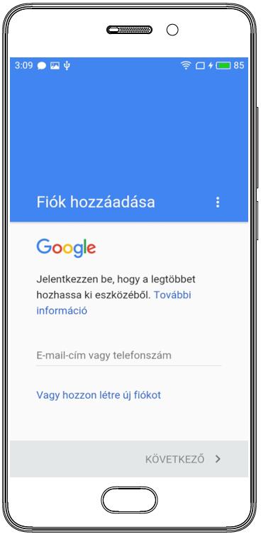 Indítsa el a telepítést, és várja meg, amíg a folyamatjelző csík a végére ér. 3. Indítsa újra a készüléket. 4. Máris használhatja a Google szolgáltatásait.