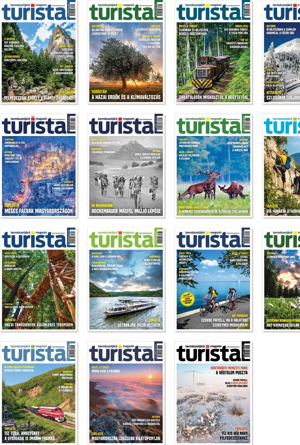 A K AT E G Ó R I Á J Á B A N P I AC V E Z E T Ő turista magazin