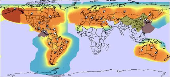 Kézi készülékek, elsősorban beszédátvitelre Adatátvitel: 9,6 kb/s 48 műhold 1414