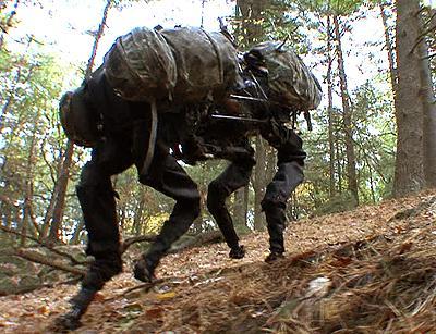 BigDog A BigDog egy négylábú öszvérszerű robot (2. ábra), kb.: 0,91 m hosszú, 0,76 m magas és a tömege 110 kg.