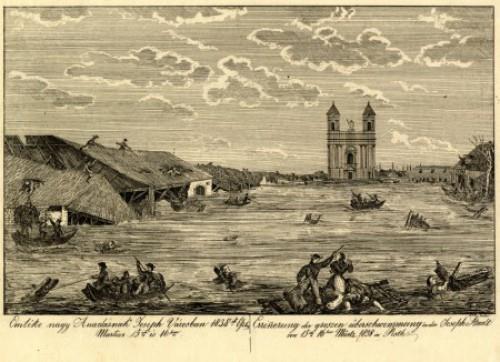 Az 1838-as árvíz a kerületben található épületek nagy részét elpusztította.