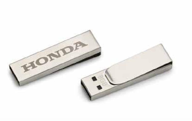 HONDA USB PENDRIVE 8 GByte-os USB pendrive kompakt és stílusos, Honda logóval ellátott fém