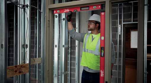 milwaukeetool.hu REDSTICK vízmértékek Megerősített teljesen fém BCKBONE Erős, tartós vázszerkezet. Teljesen fém megerősített vázszerkezet.