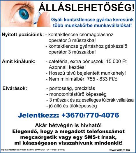 ÉTELKISZÁLLÍTÁSRA futárt keresünk, hétfőtől péntekig kizárólag délelőtti munkavégzéssel Kecskemétre. Saját autó nem feltétel.