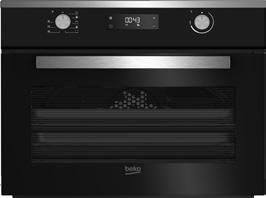 üveg előlap, kompakt méret, 1 funkció, LCD kijelzőfull touch control, 48 liter sütőtér, digitális kijelző és programozás, 3D sütés HILG 64220 S 7 990 Ft HIC 64403 T HII 64400 T 70 cm