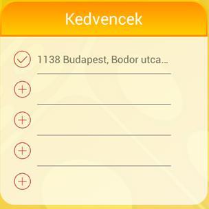 (a kiállási cím a GPS alapján automatikusan megjelenik ennek feltétele a GPS engedélyezése telefonodon) 2. A címet beírhatod a szövegmezőbe, majd a billentyűzeten kattints a kész gombra. 3.