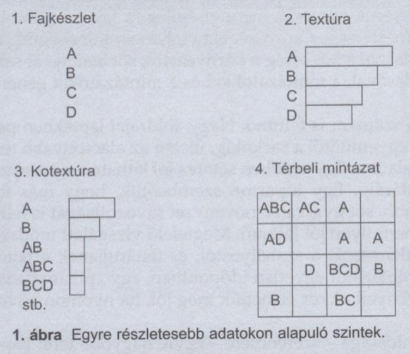 Textúra Mennyire egyenletes a fajok tömegességének az