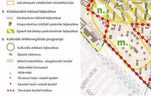 Kulturális értékmegőrzés program Újpesti lakótelep területét érintő akcióterületi és hálózatos projektek Forrás: Integrált