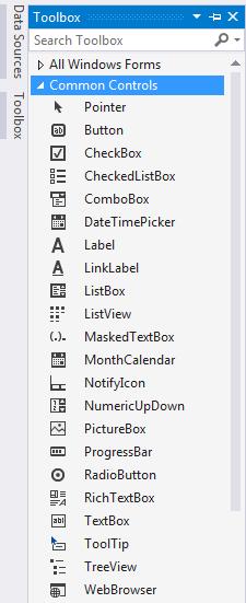 II. Windows Forms - II.1. Gyümölcsárazó automata 79. ábra. Következő lépésként helyezzük el a komponenseket a formon (ablakon).