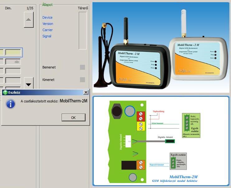 6. A MobilTherm-2M modul felprogramozása számítógépről: A MobilTherm-2M GSM modul felprogramozható, letölthető a Unified néven futó univerzális letöltő szoftverünkkel, annak MicroUSB portján