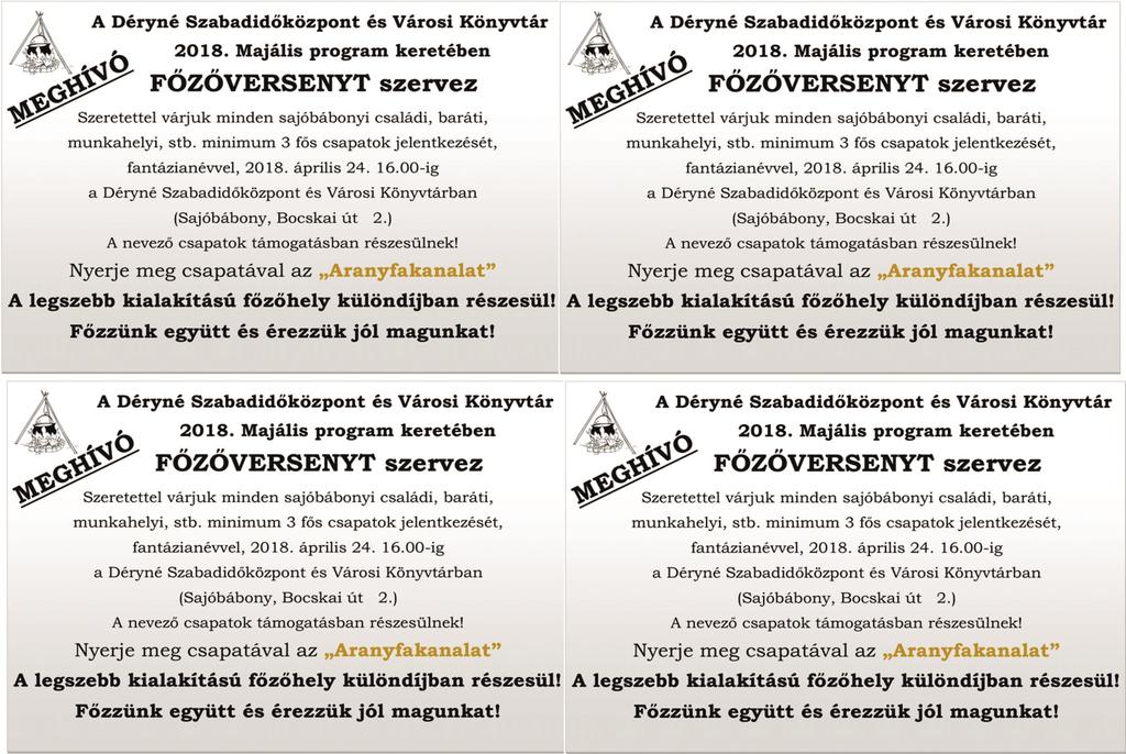 ÖNKORMÁNYZAT HÍREI KIRÁNDULÁS KÁRPÁTALJÁRA A Rákóczi Szövetség a Sajóbábonyi Református Egyházközösség által Kárpátaljai Utazási Program nevű benyújtott pályázatra 200 000 Ft támogatást ítélt meg.