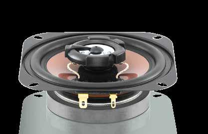 4"/100 mm Teljesítmény: 80 W Frekvencia: 60 Hz - 20 khz