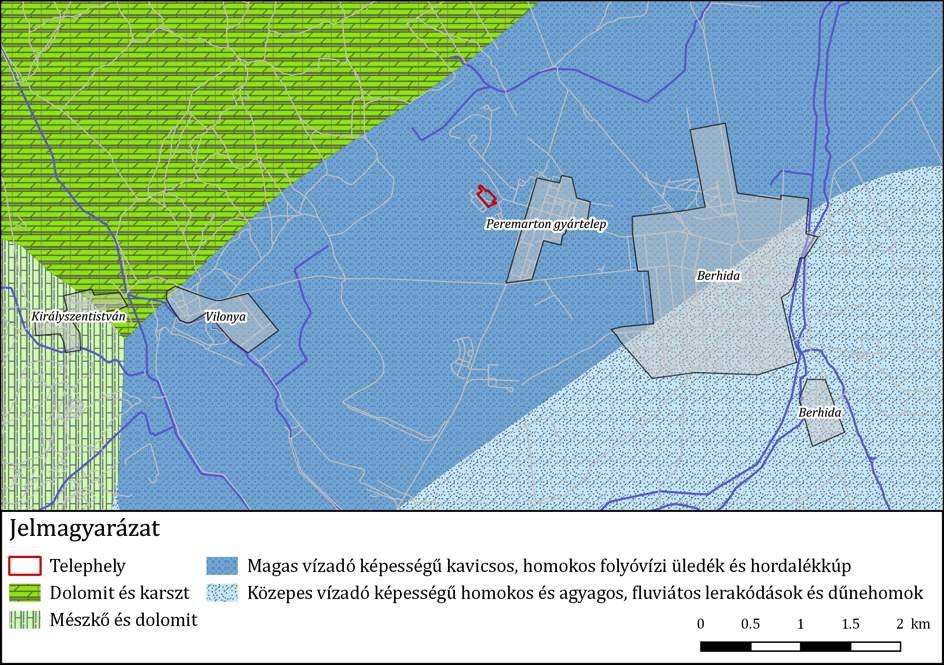 Egységes környezethasználati engedélykérelem 7.2. VIZEK 7.2.1.
