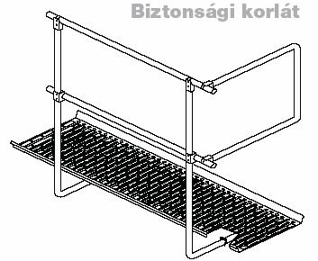 5,2 3,5 2,0 A rendszerhez két hófogó típus alkalmazható: (1) csöves hófogó és (2) hófogó rács. 3.7.2. Biztonságtechnikai elemek A Lindab Protectline rendszer