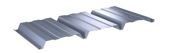 rapézlemezek 45 homlokzat hasznos szélesség ~980 teljes szélesség ~1040 poliuretán cink alucink 25 μm 35 μm 50 μm 200, 275 g/m 2 150, 185 g/m