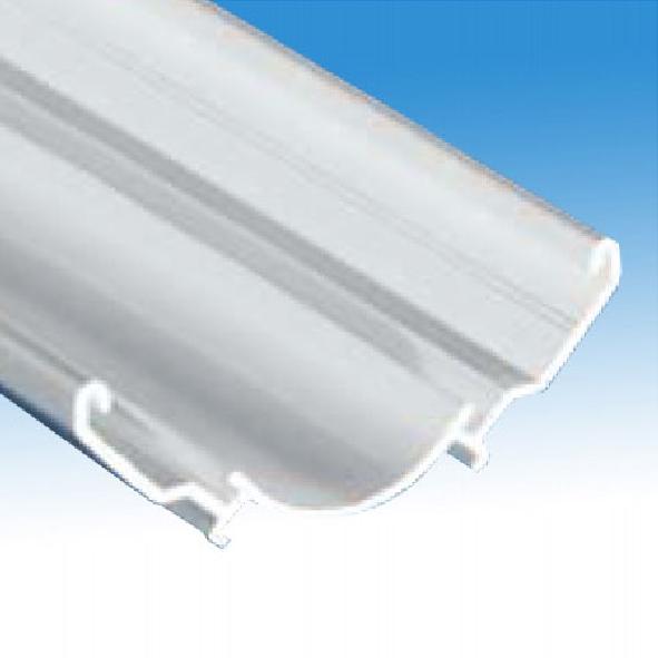 szálban, PVC BKH7520211 Íves belső sarok takaró elem, függőleges/felső elhelyezéshez, 65 mm széles, 4 m-es szálban, PVC