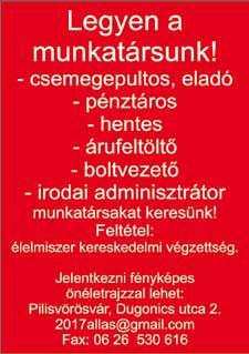 -szakirányúvégzettség - MECHATRONIKAI MÉRNÖKÖT, -erkölcsibizonyítvány - CAD/CAM TERVEZŐT. -Heidenhainvezérlésismereteelőny Telephely:2518Leányvár,Vaskapupuszta08/17hrsz www.sonetron.hu/info@sonetron.
