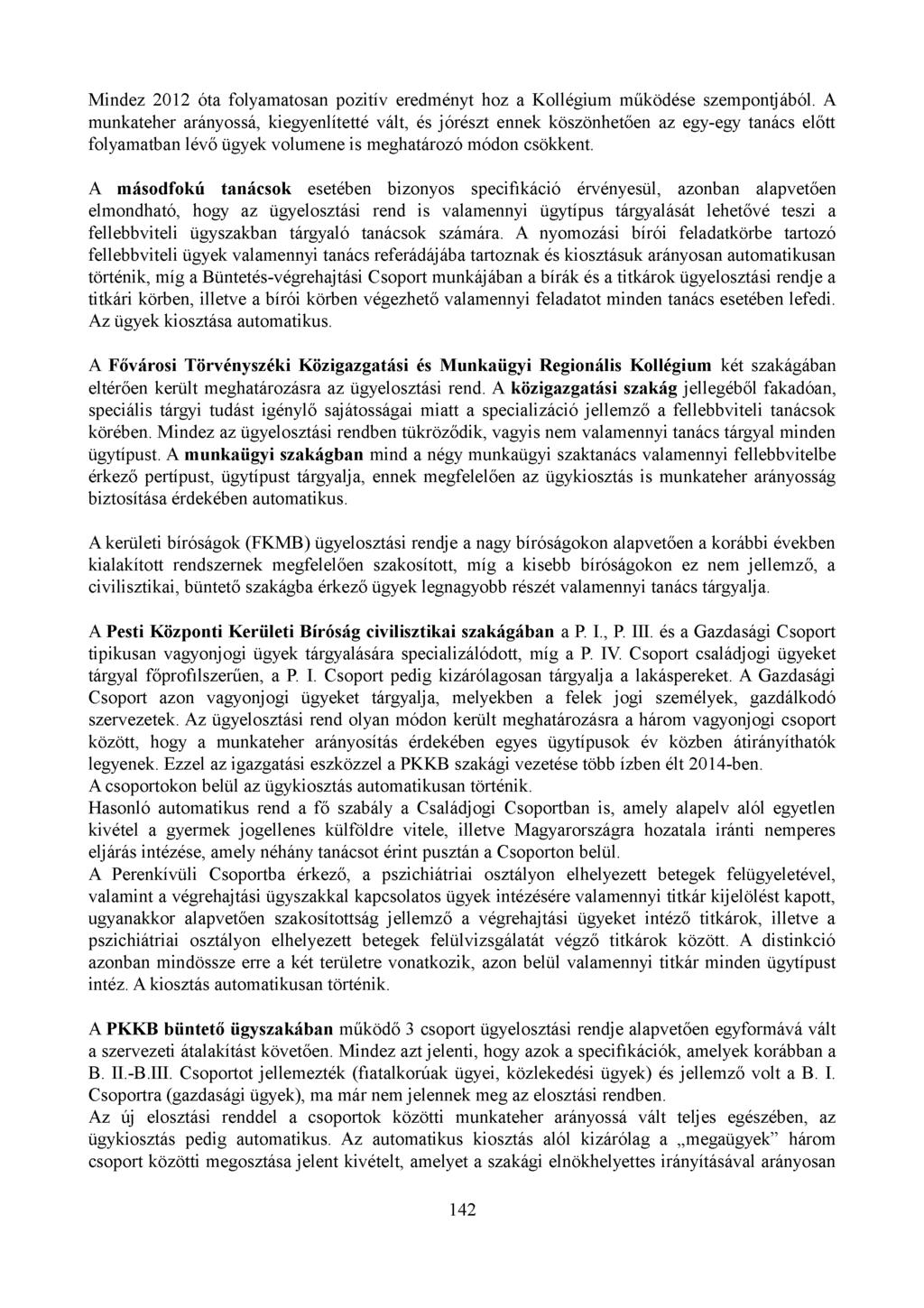 Mindez 2012 óta folyamatosan pozitív eredményt hoz a Kollégium működése szempontjából.