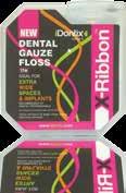 Fogselymek X-Floss Puha vastag fogselyem erős nylon befűzővel.
