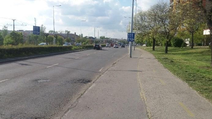 Fejlesztés célja A kerületközpont és a lakótelep, valamint a Határ út közvetlen kapcsolatának kerékpáros-barát kialakítása.