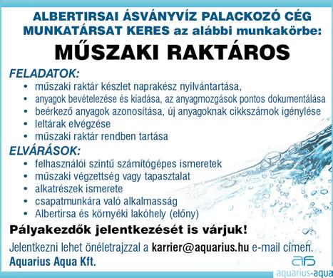 betartása gyártáshoz kapcsolódó dokumentálás. Elvárások: pontos, precíz munkavégzés több műszakos munkarend vállalása utazási hajlandóság monotónia tűrés.