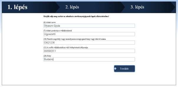 A következőlépésben beállítható, ha mindegyik lapra ugyanazt az