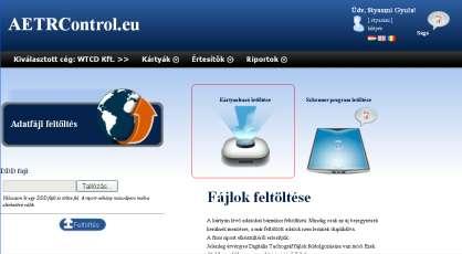 A Winodws alapú program a piros téglalappal keretezett képre klikkelve tölthető le Installálás után a céghez és kártyaolvasóhoz