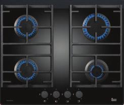 gázégő (2.8 kw) 1 Normál gázégő (1.75 kw) 1 Normál gázégő (1.