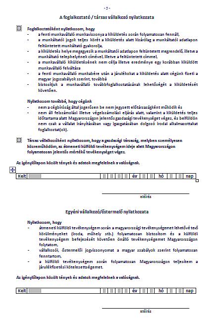 A kiküldetés szabályai. Az A1 jelű nyomtatványok kérdésköre - PDF Ingyenes  letöltés