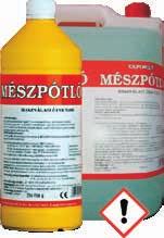 vízállóvá teszi az elkészült vakolatot, betont, műkövet növeli a fagyállóságot és az élettartamot 1 m 3 habarcs készítéséhez 6-8 liter