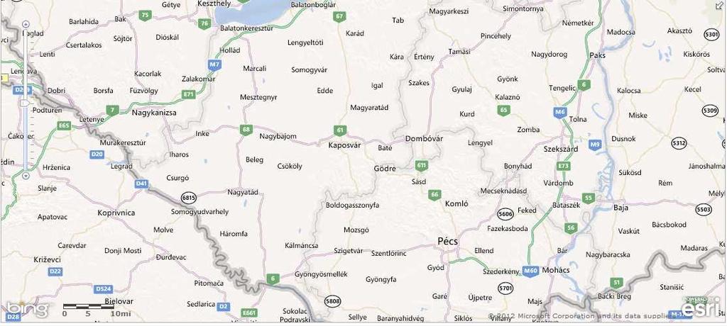 Leves Főétel Desszert 6. ábra: Tájjellegő ételek, Dél-Dunántúl Forrás: ArcGIS, saját szerkesztés 4.3.