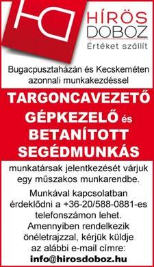 hu A Nagykőrösi Szolgáltató Központ könyvelőt keres, közalkalmazotti jogviszonyban. A teljes pályázati anyag letölthető: a www.kozigallas. gov.