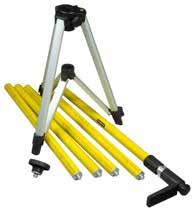 2,8 m magasság 36 590Ft 1-77-022 TRIPOD TARTÓELEMMEL 5 egységes teleszkópos állvány Rugós állítható láb Max.