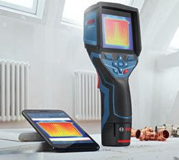 Az új Bosch GTC 400 C Professional hőkamera Fedezd fel a hőmérsékleteltéréseket egy szempillantás alatt és dokumentáld az eredményeket könnyedén Az új Bosch GTC 400 C Professional a strapabíró és