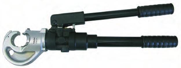 Préserő kn: 120 Nyitás / Löket: 25 mm Préselési szélesség: széles standard Cu 10-185 DIN Cu 10-150 DIN Al 16-120 Préselési idő akkus szerszámnál / Sec.: 6-12 Akkumulátor töltési ideje / Min.