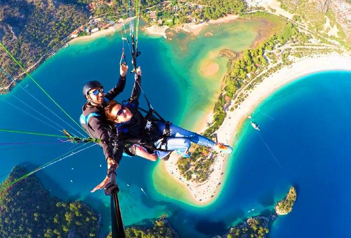 Kirándulások Fethiye-ből PARAGLIDING Szeretné megtapasztalni, hogy milyen érzés a magasban szállni, mint a madarak?