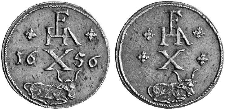 Ismerünk egy szállítási bárcát 1646-ból, melyet a fa folyón való szállításánál használtak, és Flößpfennig -nek nevez meg Wilsdorf, 279 az annabergi ércbányászatban.