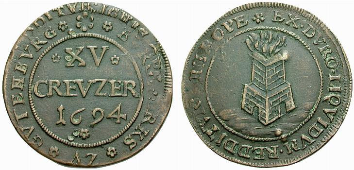 alatt egy nagy hatágú rozetta. 283 Réz; Átm.: 20 mm I.