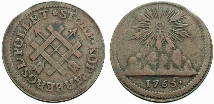 század végi magyar bányapénzekhez. Falun rézbánya Svédország. A 18.