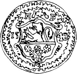 A felirat alatt és felett az érmeképet két-két kis lapos, íves levélke (palmetta) díszíti. 2.01.