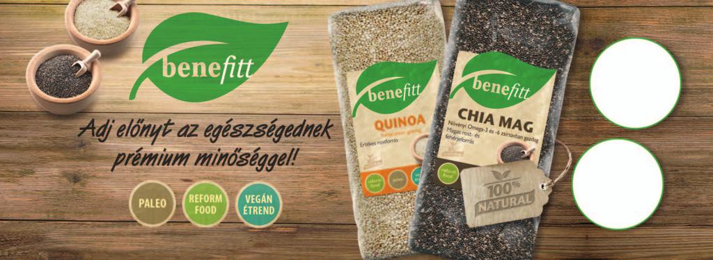 Benefitt Quinoa 881 Ft 1762 Ft/kg Benefitt Chia mag