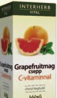 anyagok. A C-vitamin támogatja a szervezet ellenálló-képességet.