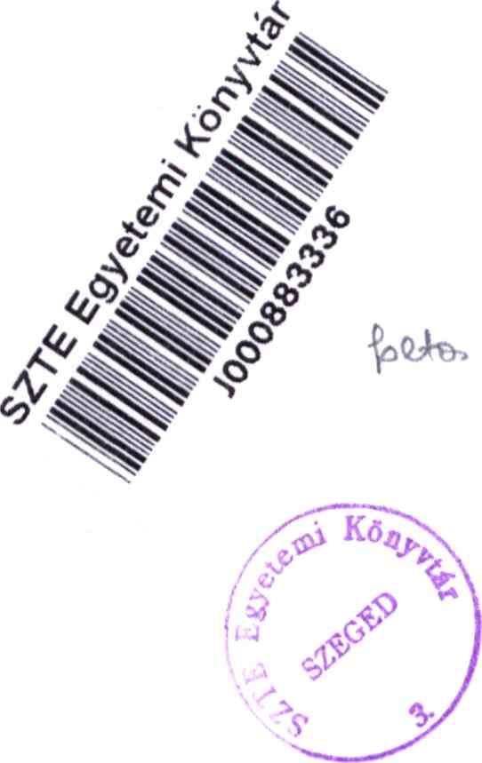 Kötetszerkesztő Farsang Andrea, Ladányi Zsuzsanna A kötet lektorai Bidló András, Barta Károly, Biró Borbála, Blaskó Lajos, Czinkota Imre, Farsang Andrea, Füleky György, Makó András, Máté Ferenc,