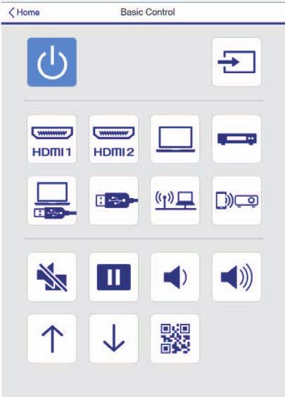 kiválsztásához válssz ki Speciális g Apontot z Epson Web Control képernyőn.