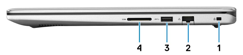5 USB 3.1 Gen 1 port Csatlakozást biztosít perifériák, például adattároló eszközök és nyomtatók számára. Maximum 5 GB/s adatátviteli sebességet biztosít.