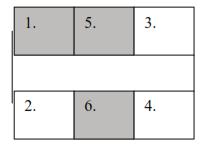 2011_01/3 A 2 3-as téglalap alakú táblázat hat mezőjének mindegyikébe vagy A-t, vagy B-t kell beírnod úgy, hogy a táblázatnak mind a két sorában és mind a három oszlopában szerepeljen az A is és a B