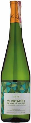 Grenache blanc, Clairette, Bourboulenc Zöldalmás, virágos és citrusos jegyek.