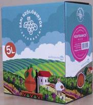 : 11,5-12% V/V 3 l/bib TELEKI BAG-IN-BOX - ROSÉ