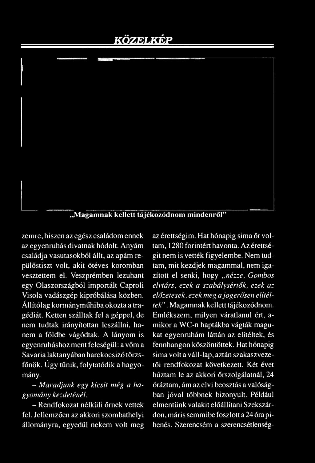 Veszprémben lezuhant egy Olaszországból importált Caproli Visola vadászgép kipróbálása közben. Állítólag kormányműhiba okozta a tragédiát.